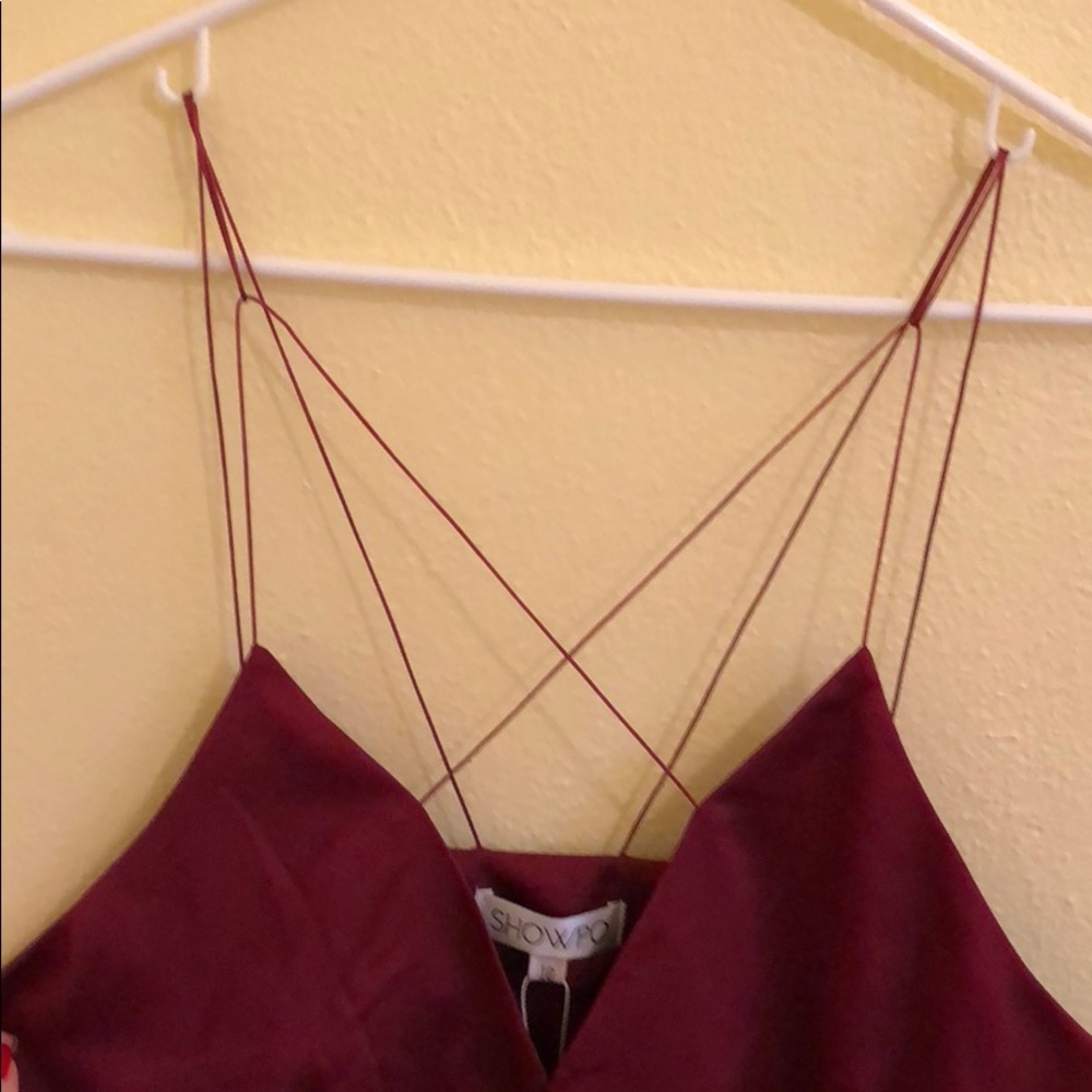 ShowPo Romper in Wine - Picture 4 of 5